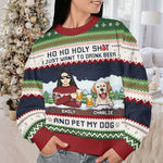 Custom Name Funny Christmas Gifts for Dog Lovers - Personalized Sweatshirt