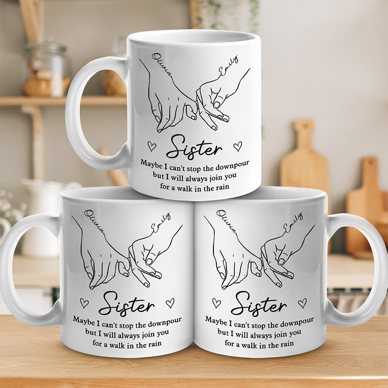I’m Here For You Always - Bestie Personalized Custom Mug - Gift For Best Friends, BFF, Sisters