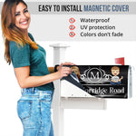 Custom Couple Name Mailbox Decor - Personalized Mailbox Cover