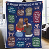 We Have An Incredible Bond - Bestie Personalized Custom Blanket - Christmas Gift For Best Friends, BFF, Sisters