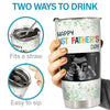 Custom Photo Our Adventures Are About To Start - Family Personalized Custom Tumbler - Father's Day, Birthday Gift For First Dad
