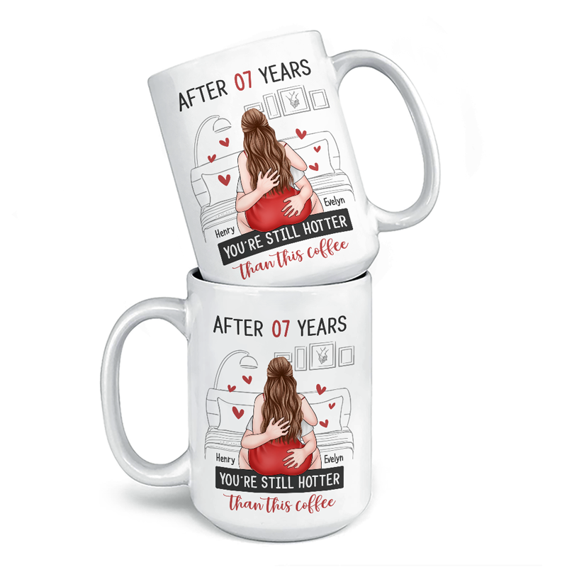 Custom Name Funny Anniversary Gifts for Couples - Personalized Mugs