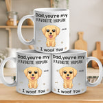 Custom Dog Dad Pet Name Gifts - Personalized Mug