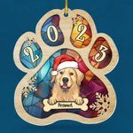 Custom Pet Name Christmas Gifts for Dog Lovers - Personalized Ornament