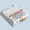 Thanks For Kissing And Feeding Us - Dog Personalized Custom Unisex T-shirt, Hoodie, Sweatshirt - Father's Day, Gift For Pet Owners, Pet Lovers