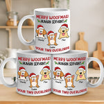 Custom Name Christmas Dog Gifts for Pet Lovers - Personalized Mugs