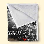 Custom Photo Memorial Heaven Gifts - Personalized Blanket
