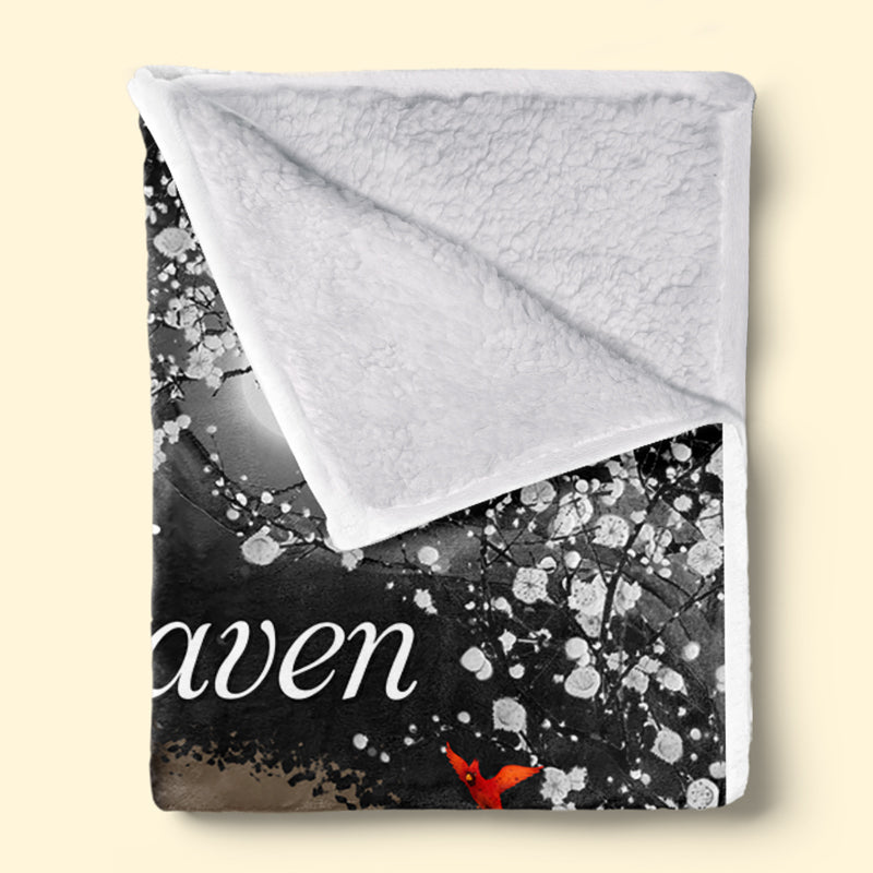 Custom Photo Memorial Heaven Gifts - Personalized Blanket