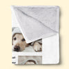 Custom Photo I'm Right Here In Your Heart - Memorial Personalized Custom Blanket - Sympathy Gift For Pet Owners, Pet Lovers