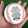Just Go Forth And Aim For The Skies - Family Baseball - Gift For Son From Dad