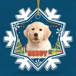 Custom Pet Photo Christmas Gifts for Dog Lovers - Personalized Ornament