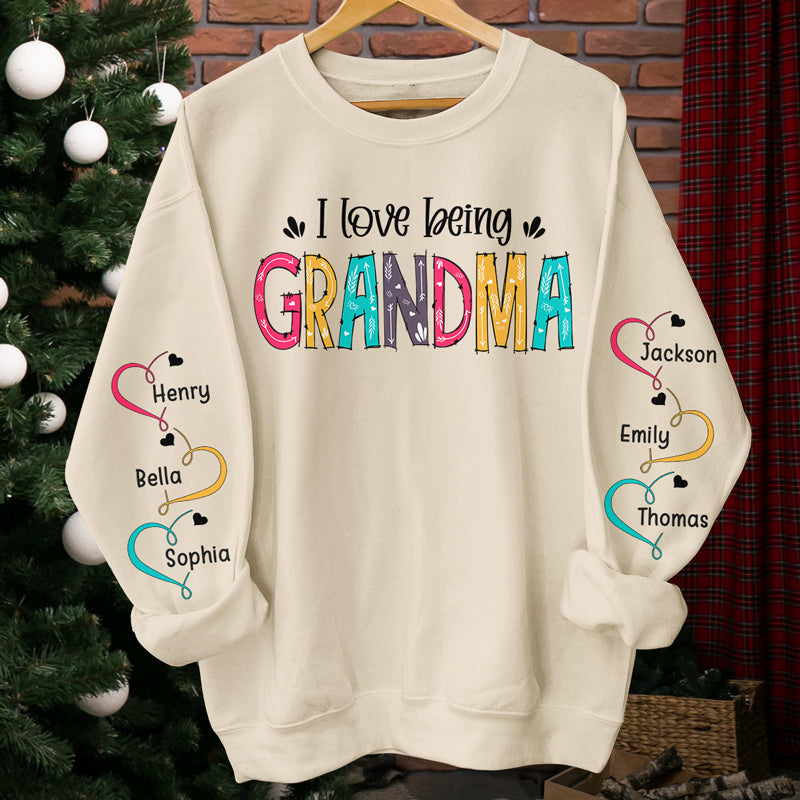 Custom Name Grandma Gifts - Personalized Sweater