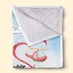 Custom Name Grandma and Grandson Gifts - Personalized Blanket