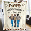 My Mother Is A Walking Miracle - Family Personalized Custom Blanket - Christmas Gift For Mom