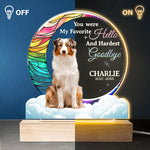 Custom Pet Memorial Gifts - Personalized 3D LED Light