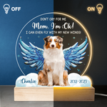 Custom Name Pet Memorial Gifts for Dog Lovers - Personalized 3D LED Light