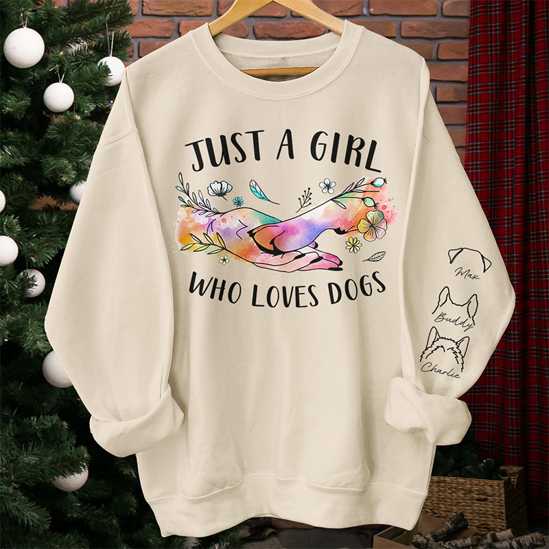 Custom Name Dog Lover Gifts for Women - Personalized Sweater