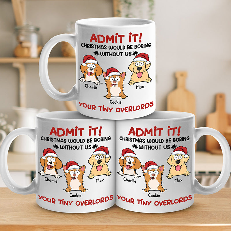 Custom Name Christmas Pet Gifts for Dog and Cat Lovers - Personalized Mugs