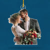 Custom Photo In Your Arms, I've Found My Home - Couple Personalized Custom Ornament - Acrylic Custom Shaped - Christmas Gift For Husband Wife, Anniversary