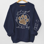 Custom Name Dog Lover Gifts for Women - Personalized Sweater