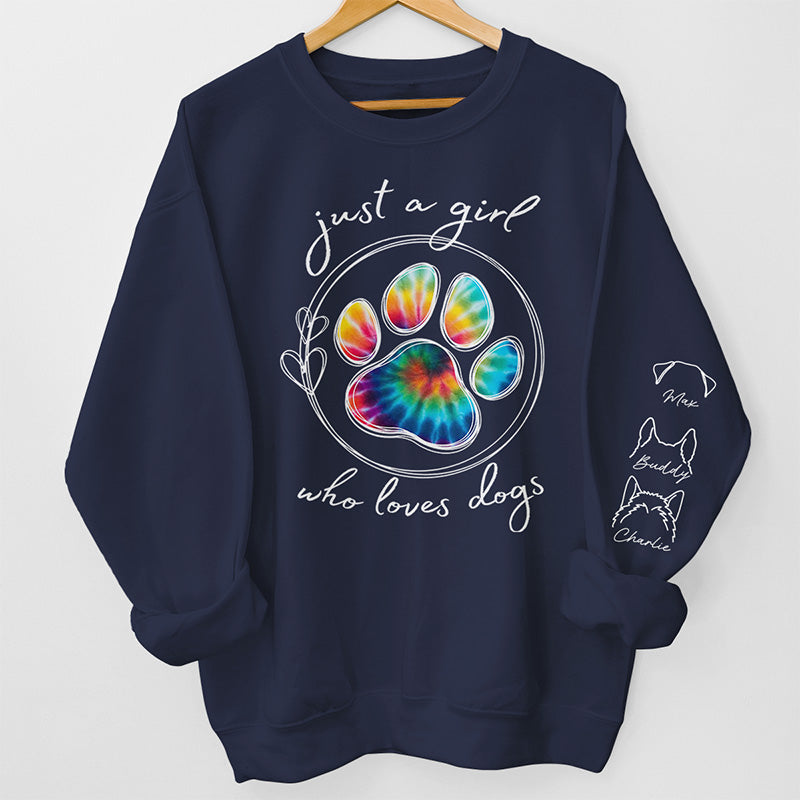 Love Comes In Fur And Paws - Dog & Cat Personalized Custom Unisex Sweatshirt With Design On Sleeve - Gift For Pet Owners, Pet Lovers