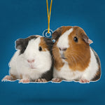 Custom Pet Photo Guinea Pig Christmas Gifts - Personalized Ornament