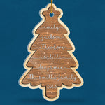 Custom Name Family Christmas Gifts - Personalized Ornament