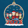 Sparkling Lights & Cozy Nights - Family Personalized Custom Ornament - Acrylic Custom Shaped - Christmas Gift For Family Members