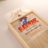 The First Time We Met - Couple Personalized Custom Frame Light Box - Gift For Husband Wife, Anniversary