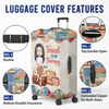 Travel Is My Therapy - Personalized Luggage Cover