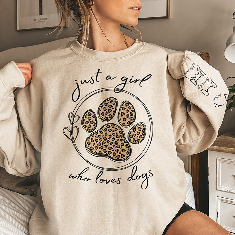 Custom Name Dog Lover Gifts for Women - Personalized Sweater