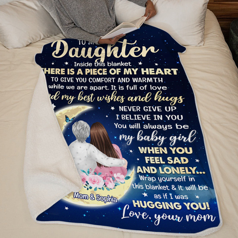 Custom Name Daughter Gifts for Women - Personalized Blanket