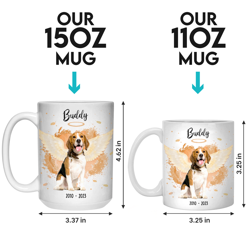 Custom Pet Photo Memorial Gifts - Personalized Mugs