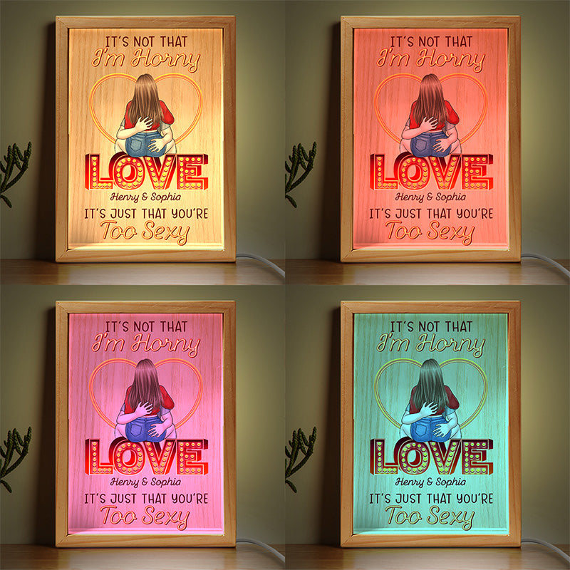 Custom Name Funny Couple Gifts - Personalized Frame Light Box
