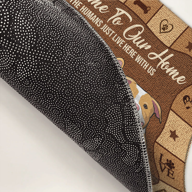 Custom Name Dog Lover Welcome Gifts - Personalized Doormat