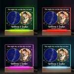 Custom Photo Star Map Couple Gifts - Personalized 3D LED Light