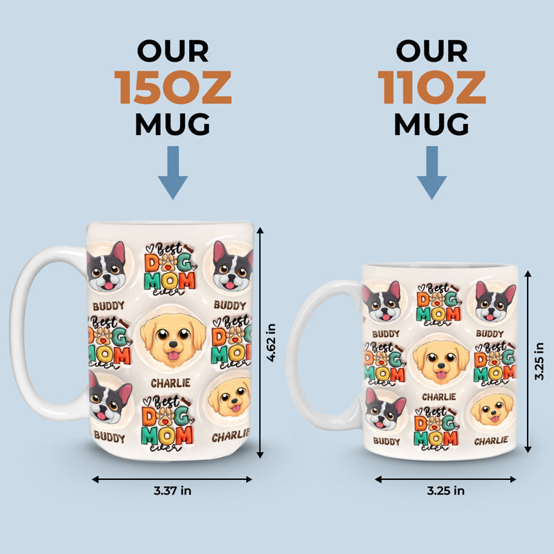 We're Awesome - Dog Personalized Custom 3D Inflated Effect Printed Mug - Christmas Gift For Pet Owners, Pet Lovers