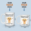 Our Favorite Human - Dog Personalized Custom Mug - Gift For Pet Owners, Pet Lovers