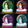 Custom Photo My Hardest Goodbye - Memorial Personalized Custom Shaped 3D LED Light - Sympathy Gift For Pet Owners, Pet Lovers