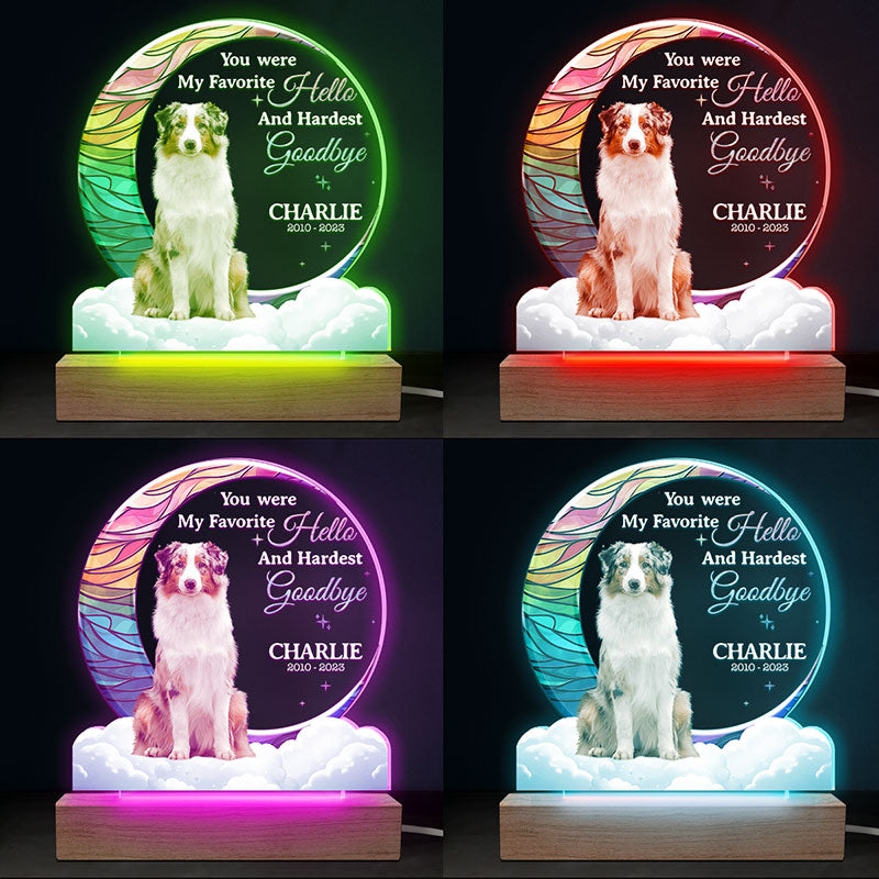 Custom Pet Memorial Gifts - Personalized 3D LED Light