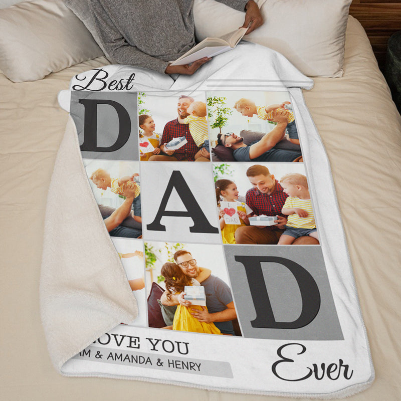 Custom Photo We Will Always Be Connected - Family Personalized Custom Blanket - Gift For Family Members