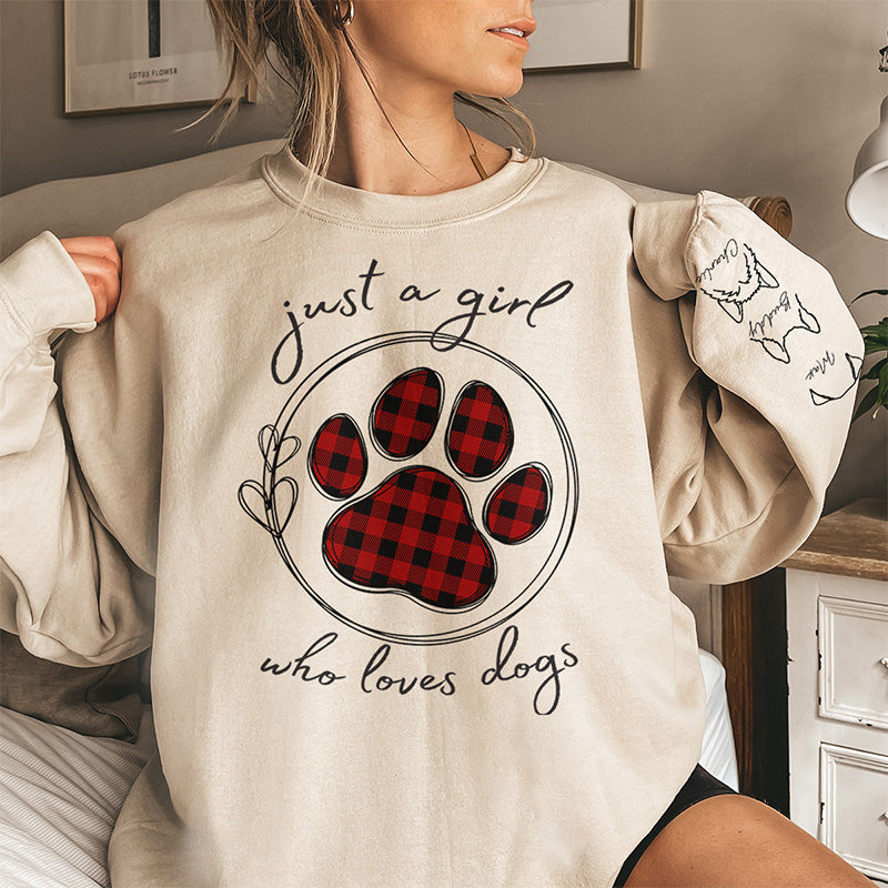 Custom Name Dog Lover Gifts for Women - Personalized Sweater