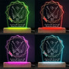 From Our First Kiss Till Our Last Breath - Couple Personalized Custom Shaped 3D LED Light - Gift For Husband Wife, Anniversary