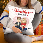 Custom Name Anniversary Couple Gifts - Personalized Pillow