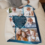 Custom Photo Memorial Gifts for Family - Personalized Blanket