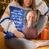 Custom Photo Hug This Pillow And Know I'm Here - Memorial Personalized Custom Pillow - Christmas Gift, Sympathy Gift For Family Members
