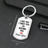I Love You Endlessly - Couple Personalized Custom Keychain - Gift For Husband Wife, Anniversary