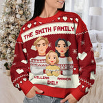 Custom Name Christmas Family Gifts - Personalized Sweatshirt