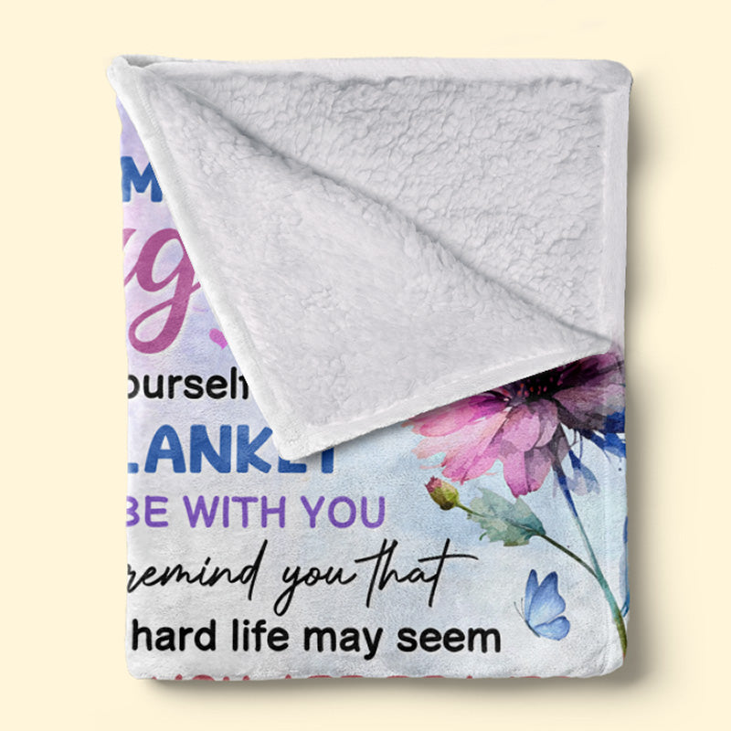To My Little Girl - Family Personalized Custom Blanket - Christmas Gift From Mom