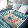 To My Beautiful Daughter - Family Personalized Custom Blanket - Christmas Gift From Mom